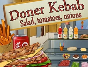Dner Kebab salade tomates oignons