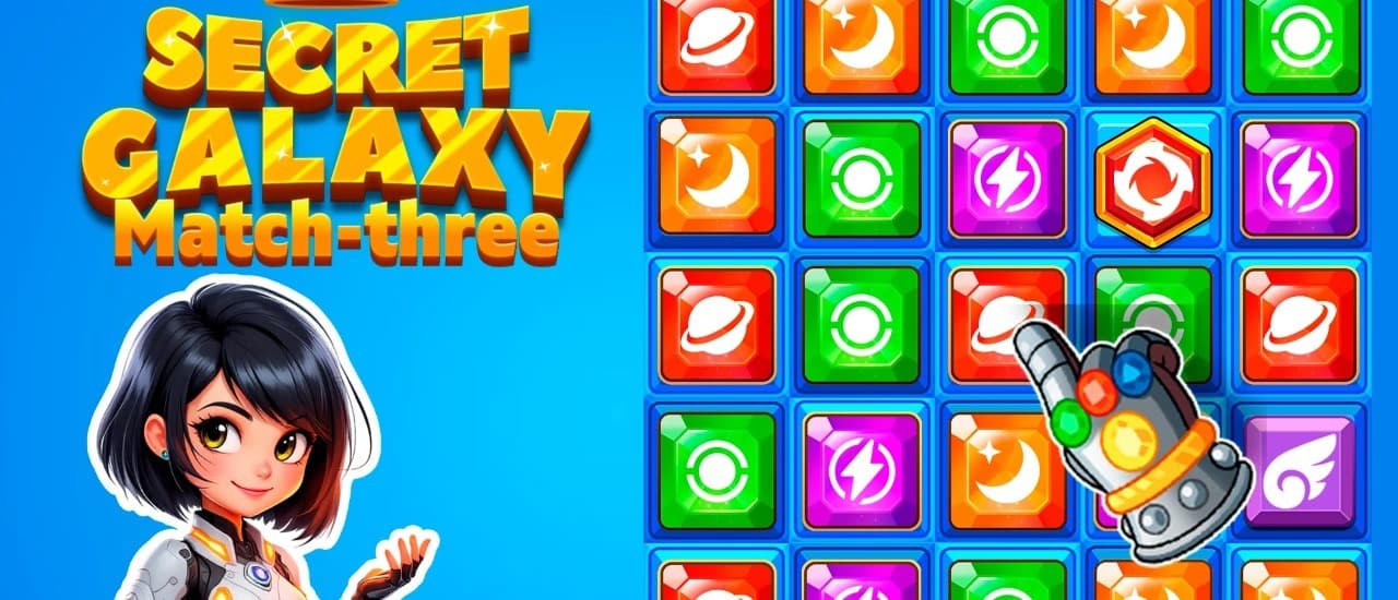 Secret Galaxy. Match-three