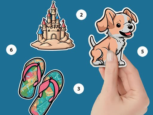 Sticker Book Puzzle Color By Number