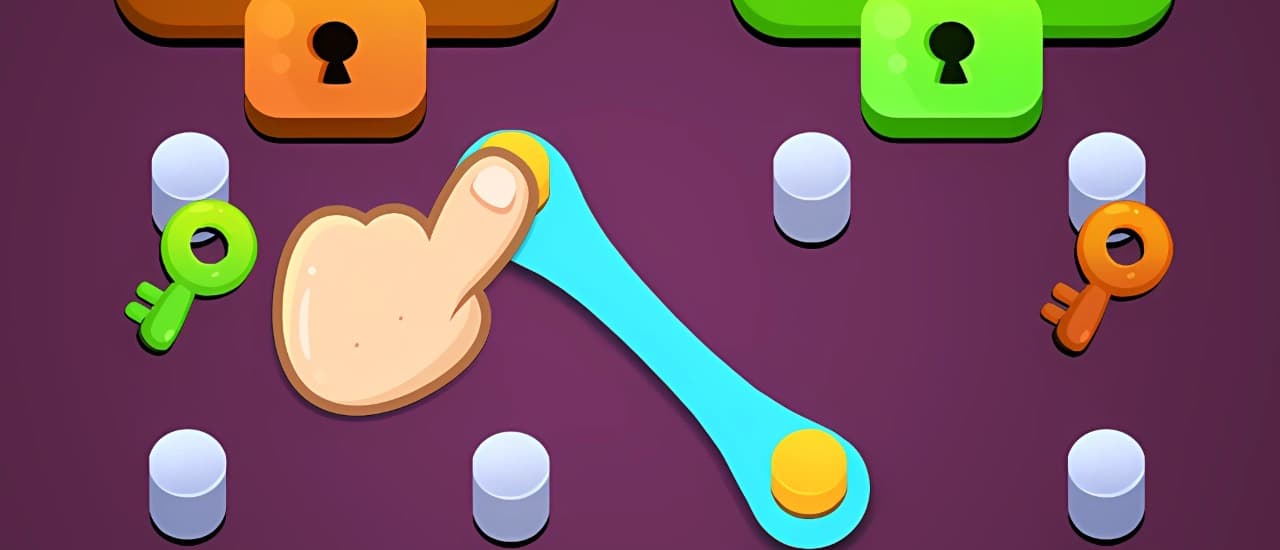 Move the rubber bands: Logic puzzle